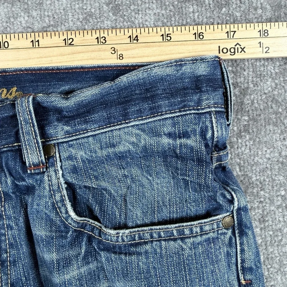 Indigo Palms Jeans Men's 33x32 Blue Denim Classic Fit Straight Leg Medium Wash